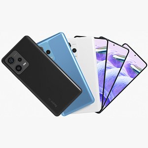 3D model Xiaomi Redmi Note 12 Pro Plus 5G All Colors