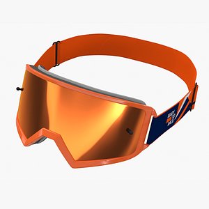 KTM Motocross Goggles Orange Blue