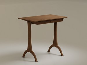 Low-Poly Shaker Small Table 3D