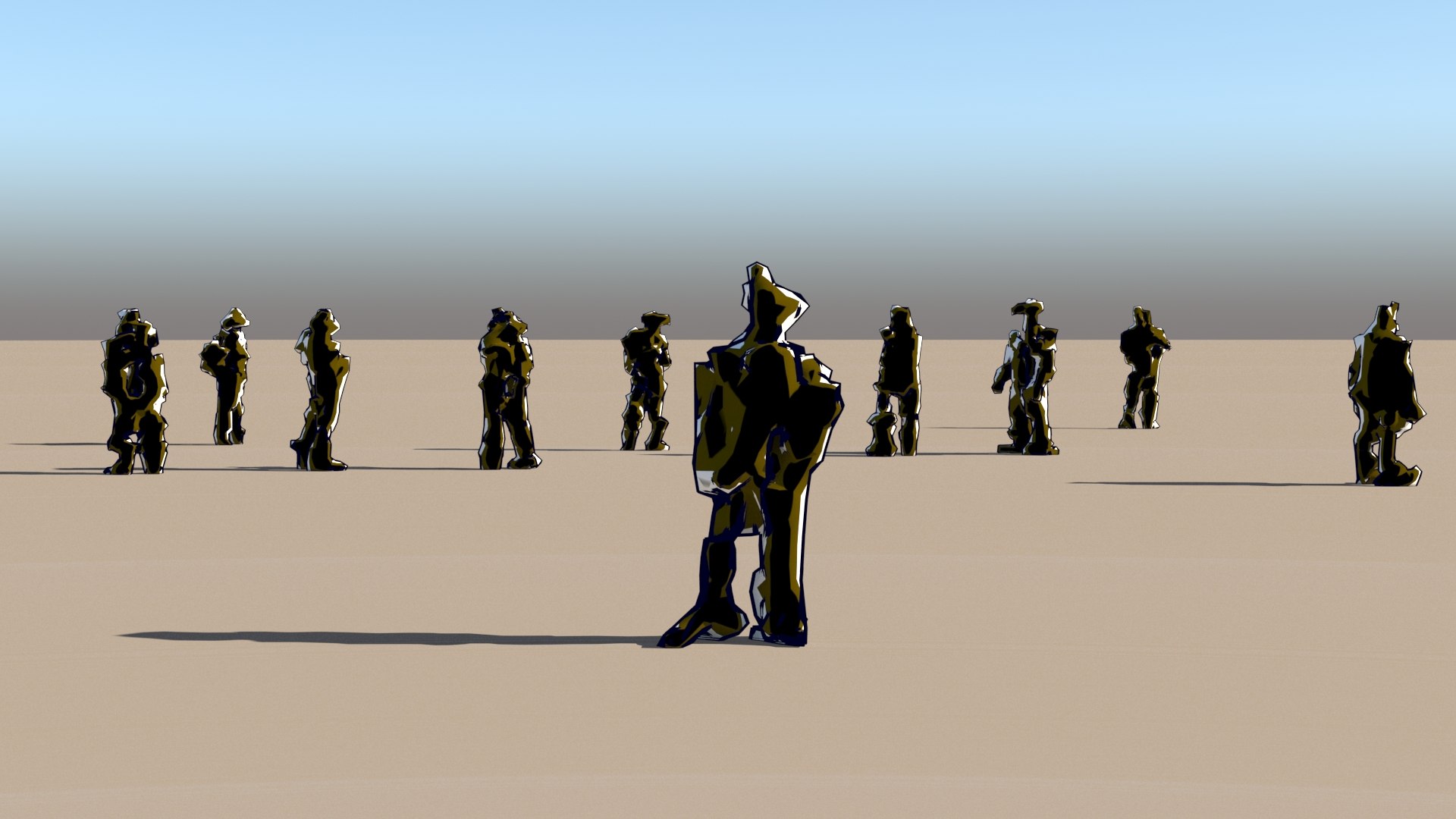 3D Crowd - TurboSquid 1686265