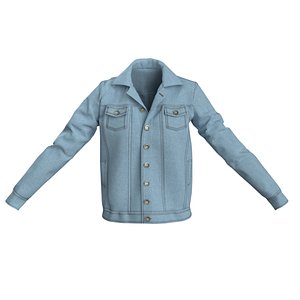 3D model Women Denim Jacket