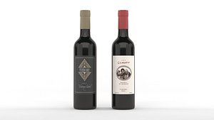 Wine Bottles model
