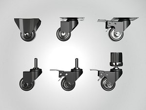 3D Industrial wheels model