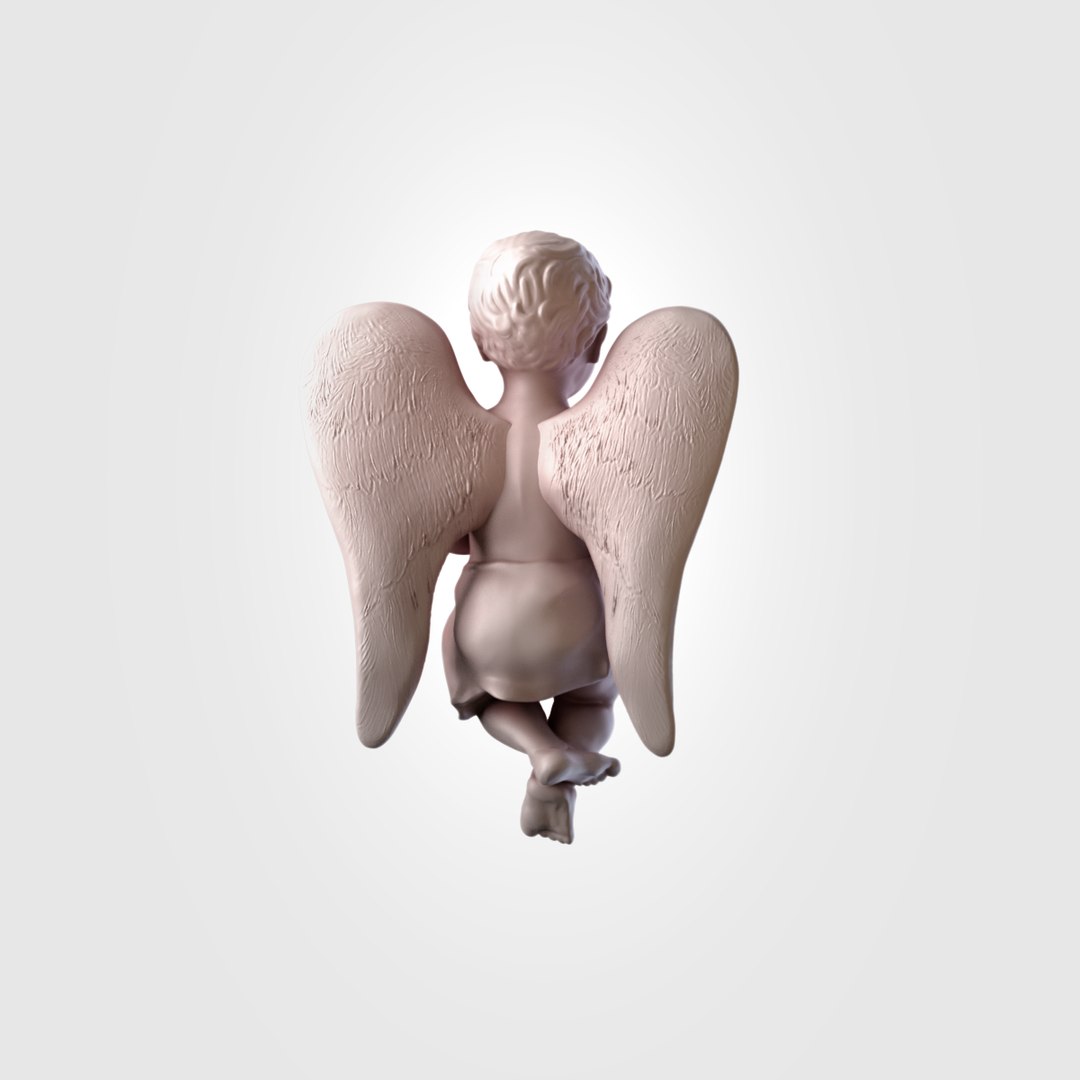 3D Angel Model - TurboSquid 1363078