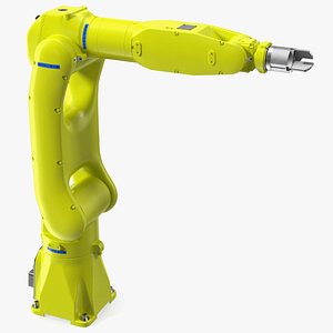 Articulated Industrial Robot 3D model