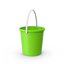 Seau en plastique vert