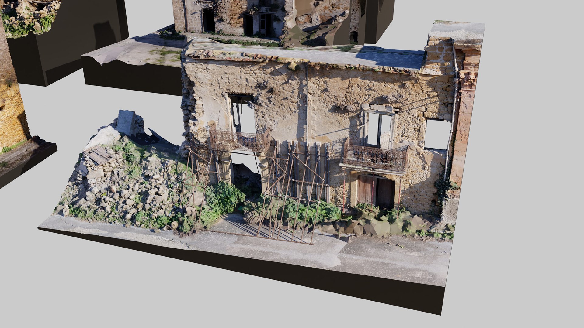 Abandoned-Buildings-Kitbash-Set-Vol1 3D Model - TurboSquid 2236124
