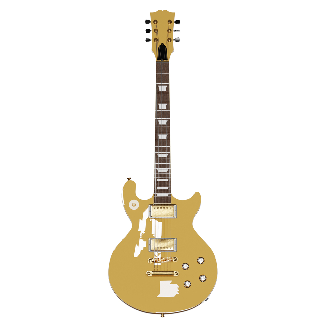 3D Gibson Les Paul Double Cut Electric Guitar model TurboSquid 2133994