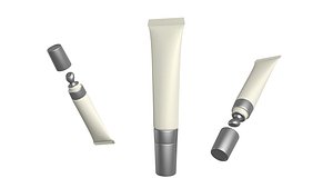 Tube anti aging cream 3D model