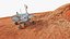 Six Wheeled Scientific Rover for Exploring Martian Terrain 3D model