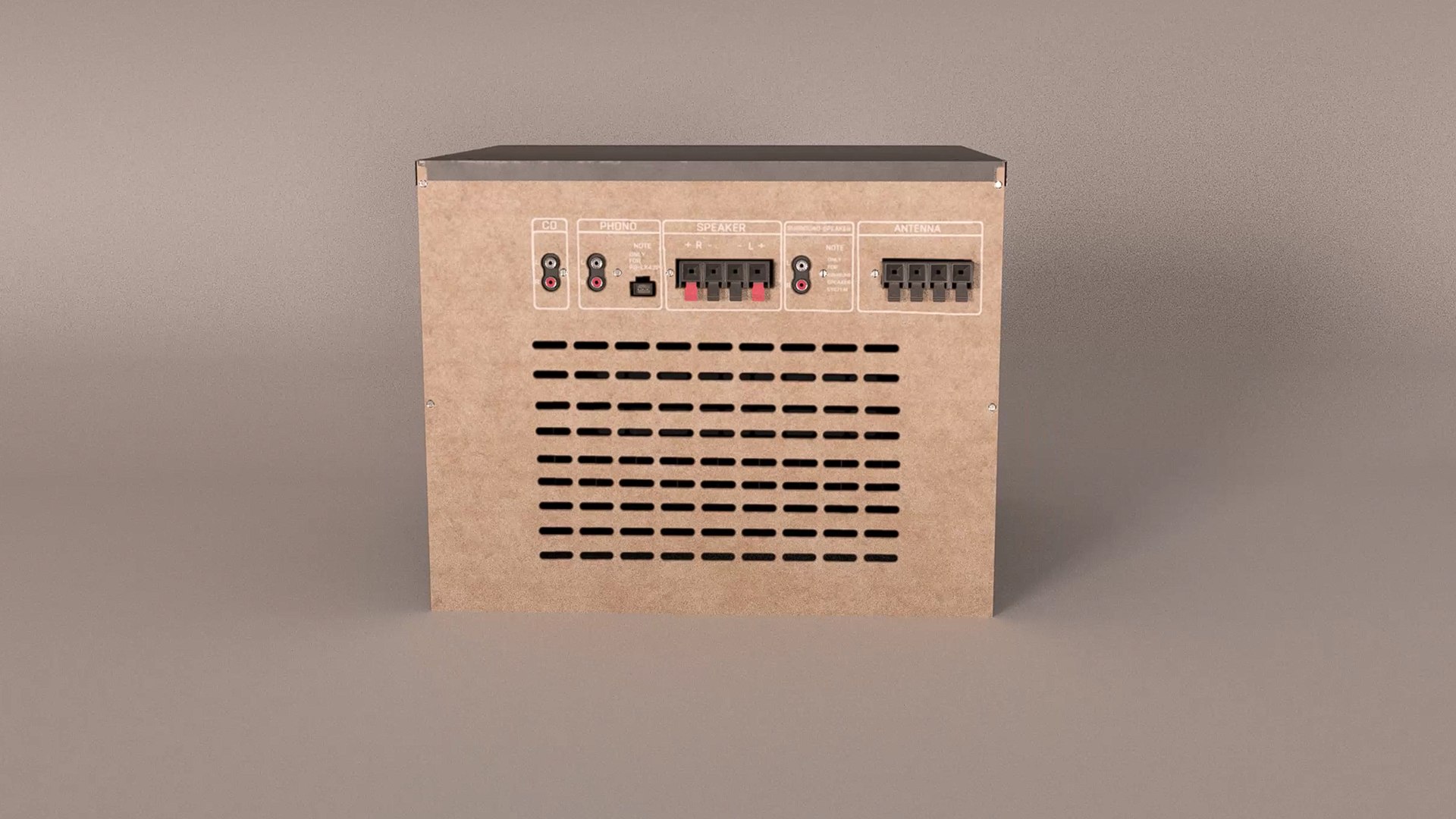 3D Sony Stereo System - TurboSquid 2216421