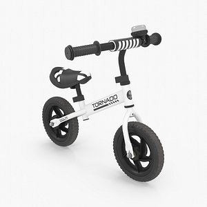 white bike 3D model