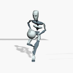 Mocap Basketball dribble skill turn shoot 3D