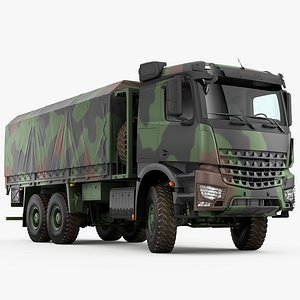 Military Truck 6X6 3D model
