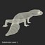 3d leopard gecko pose 4 model