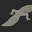 3d leopard gecko pose 4 model