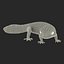 3d leopard gecko pose 4 model