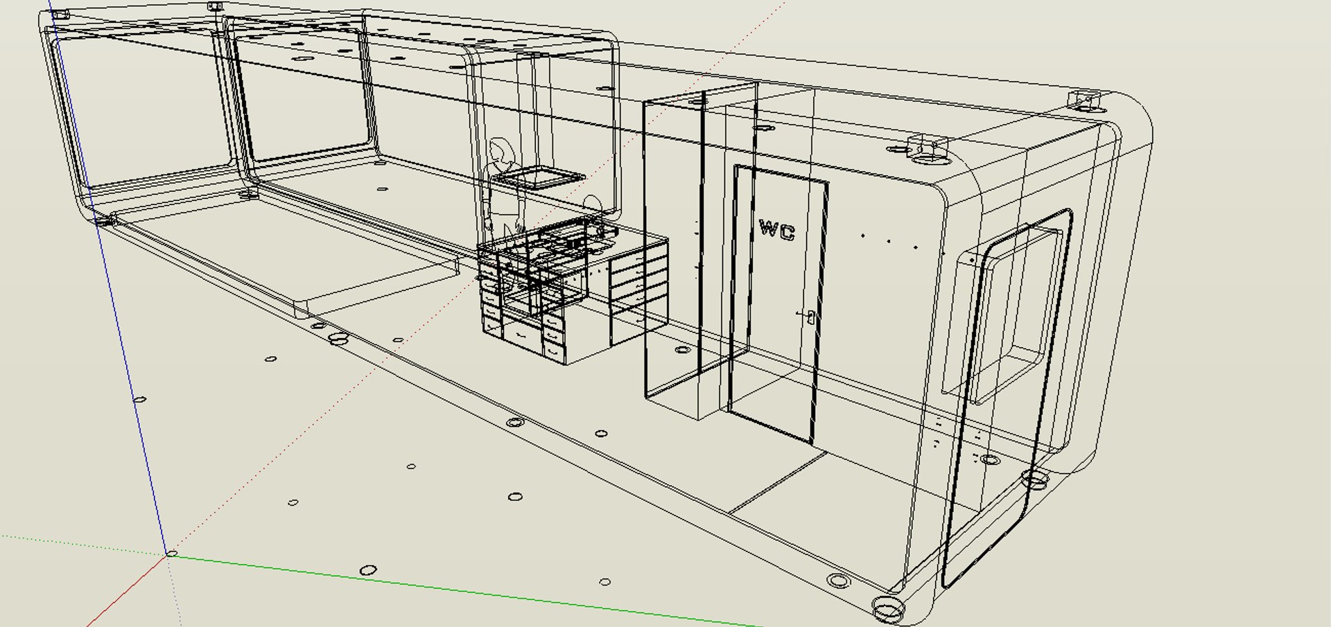 3d Model Module 45 Container