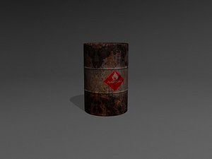 Flammable Barrel