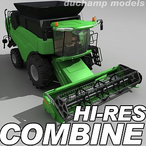 Hi-res Combine Harvester