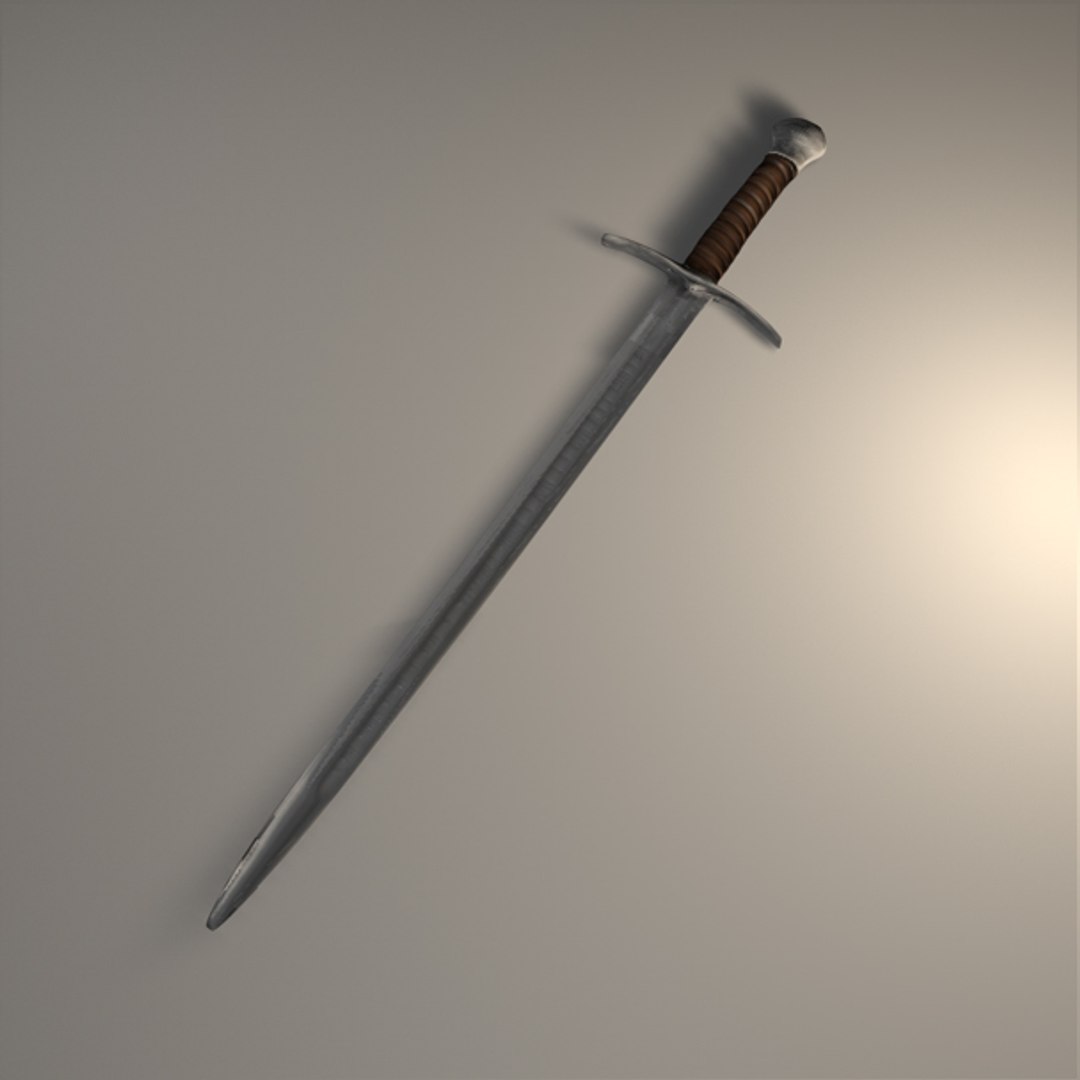 Sword Uv Mapped 3d Max