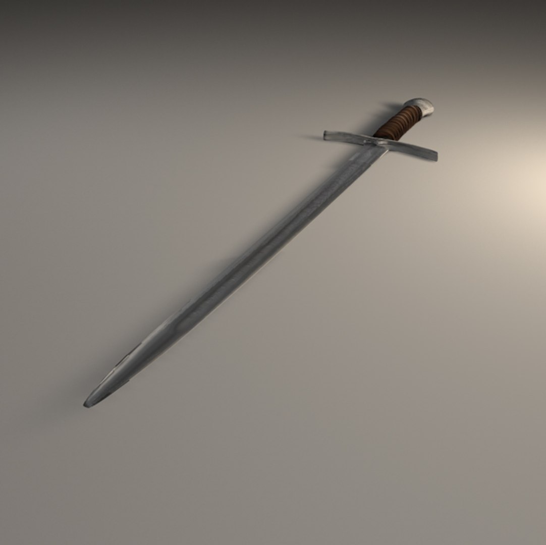 Sword Uv Mapped 3d Max