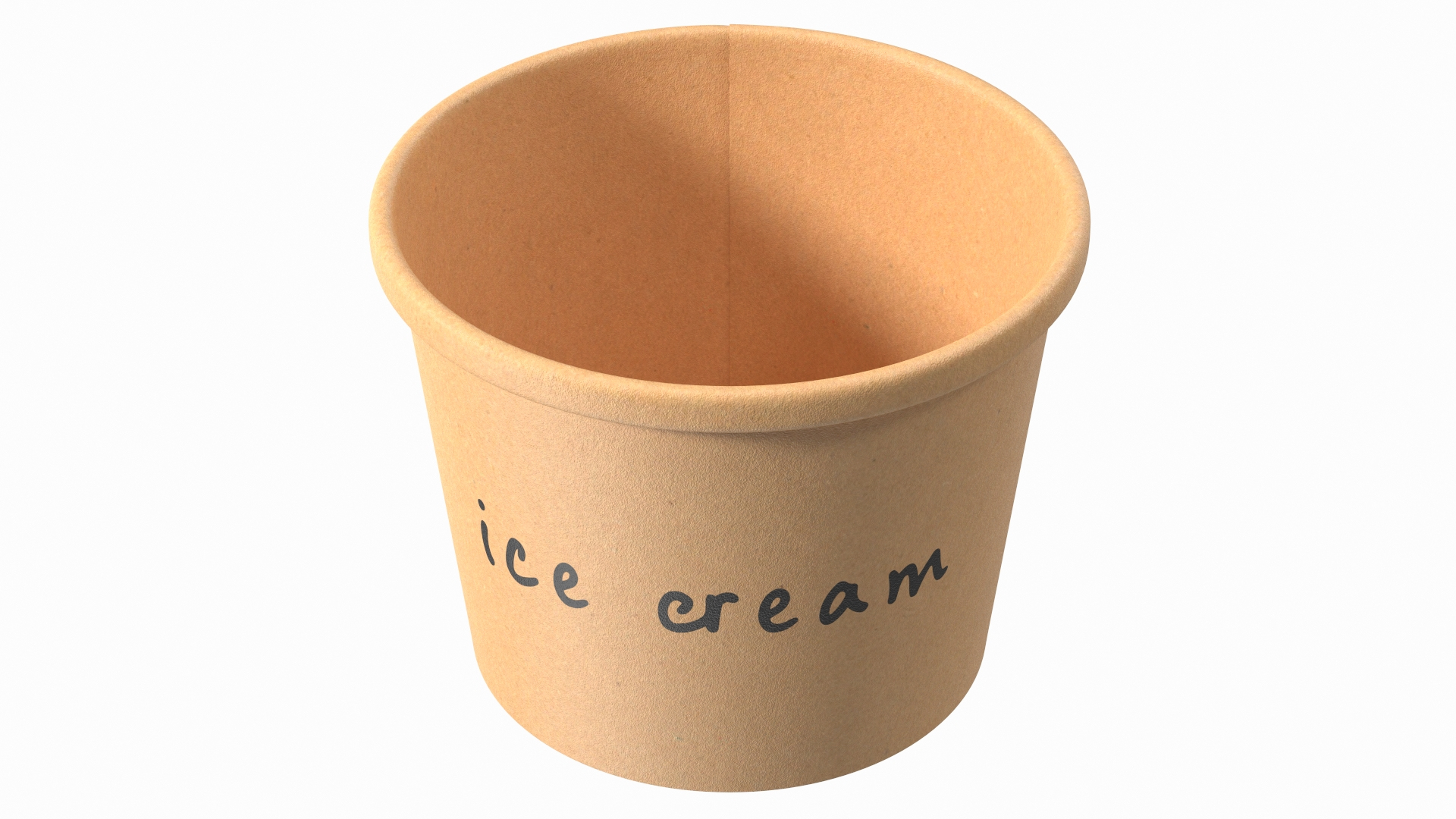 3D Ice Cream Paper Cup Empty - TurboSquid 1881120