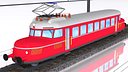 red arrow - roter pfeil - sbb 604 - rbe 2-4 electric passenger railcar