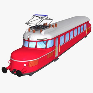 red arrow - roter pfeil - sbb 604 - rbe 2-4 electric passenger railcar