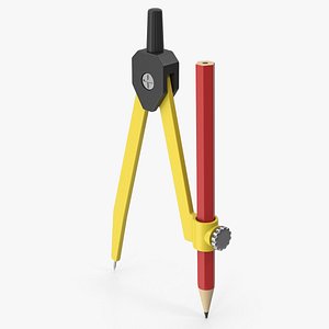 Drawing Compass With Pencil