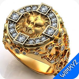 ring jewelry gem 3dm