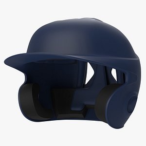 batting helmet 3 generic 3d model
