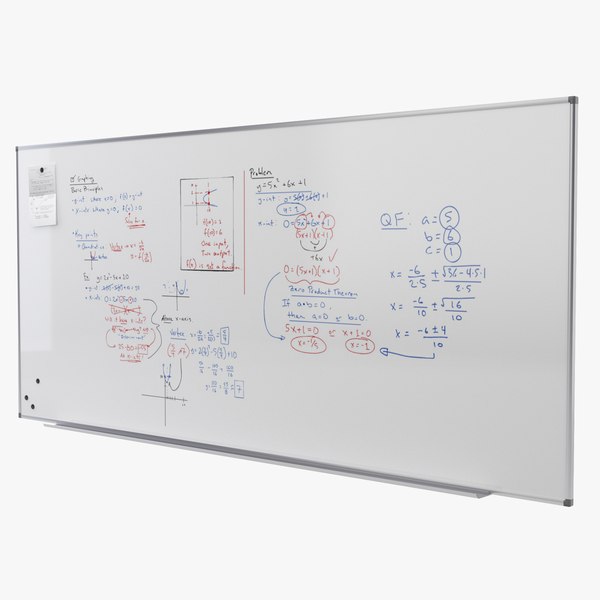 3D Whiteboard model - TurboSquid 2033591