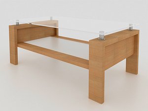 3d model glass table