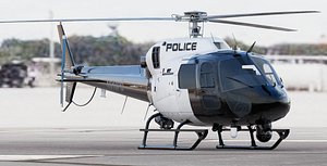 Police Helicopter Airbus Eurocopter AS355 Ecureuil II