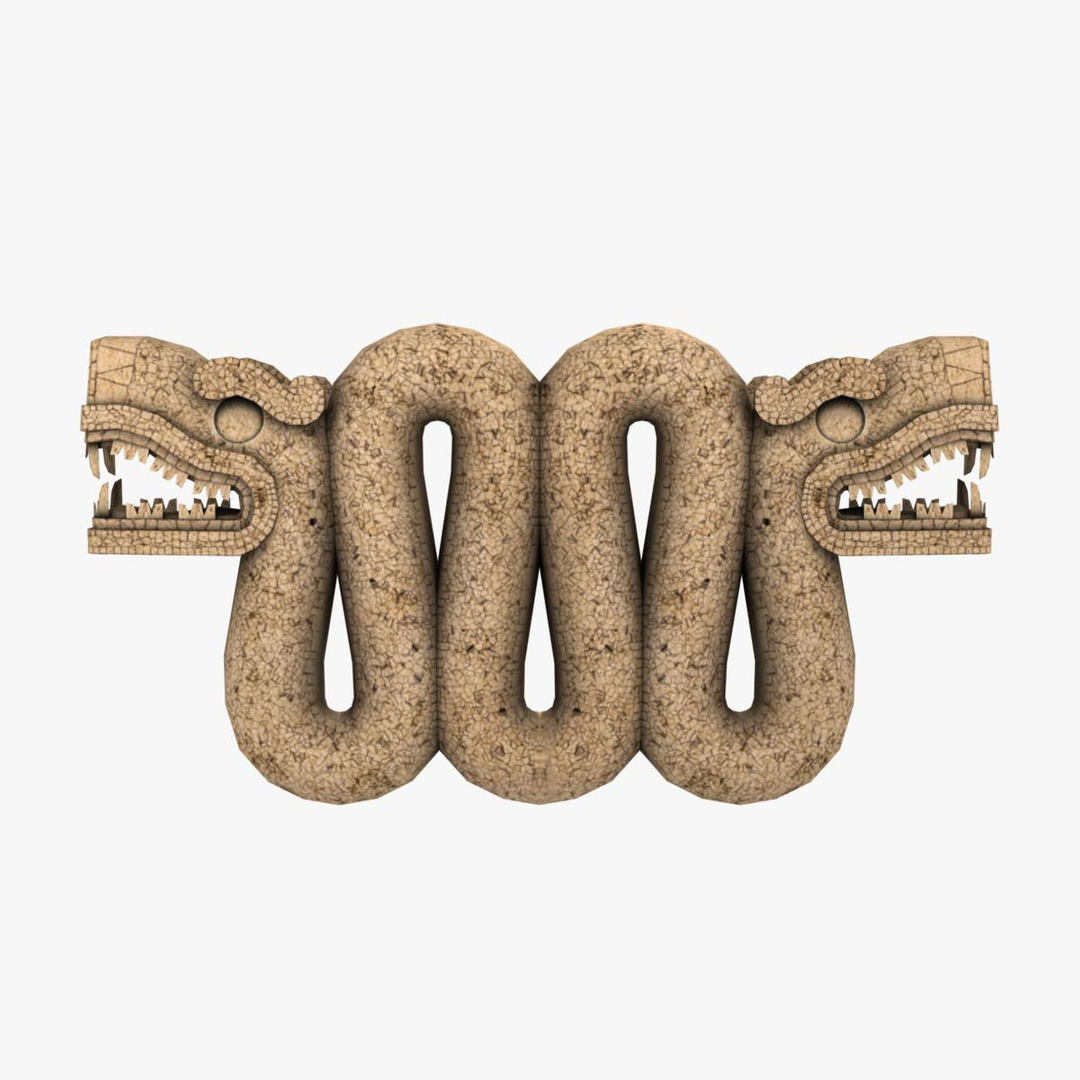 Max Aztec Statue Serpent