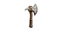 Stylized Skeleton Weapon - Bonecleft Hatchet low-poly 3d model