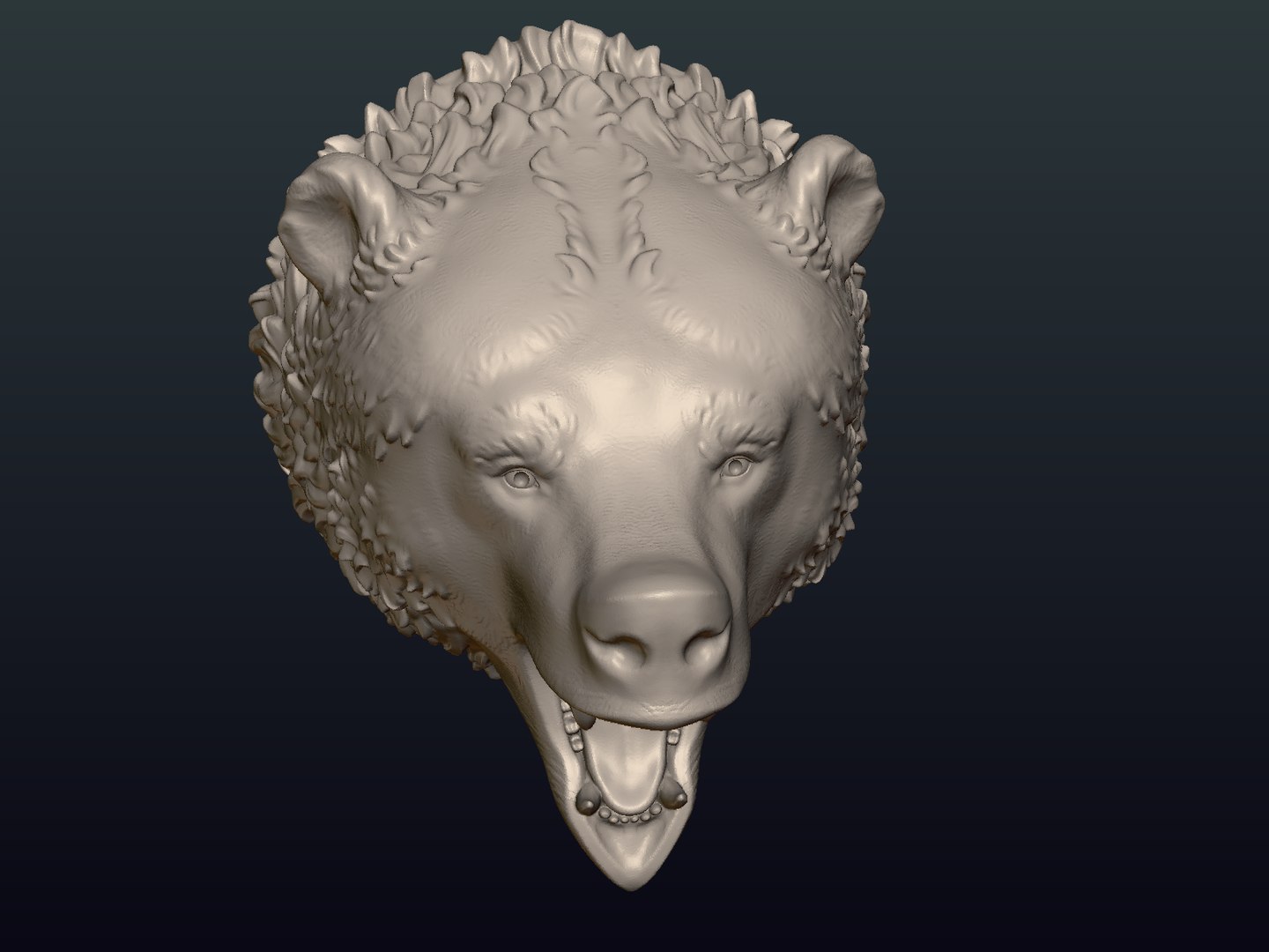 bear head 3D model https://p.turbosquid.com/ts-thumb/gx/beC5pF/RFw7tQpl/bear_head17/png/1522672296/1920x1080/fit_q87/6822874e51d6e3f865f0d7cfaccf5dacec88c9f1/bear_head17.jpg