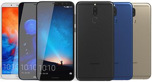 3D realistic huawei mate 10 model