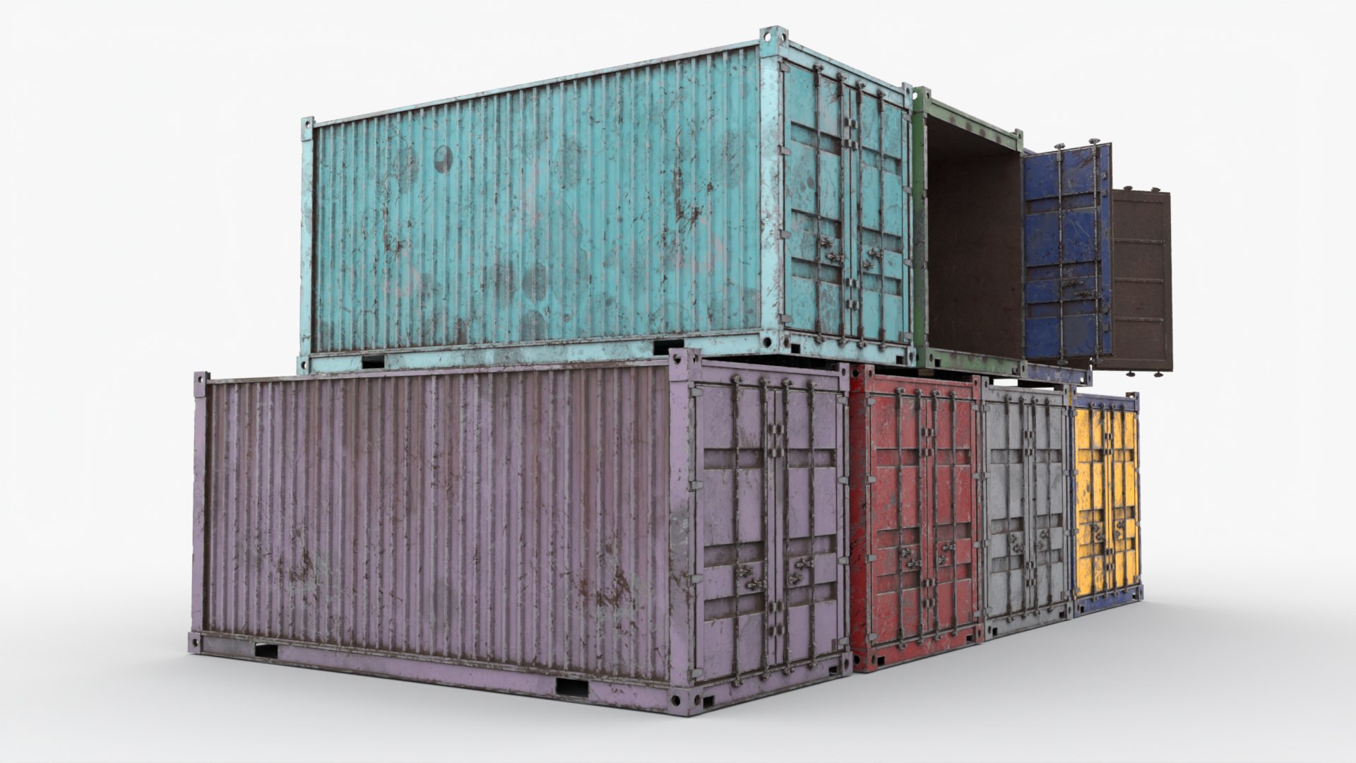 Our Shipping Container Models | Free Cargo Container 3D Models – LWQZ