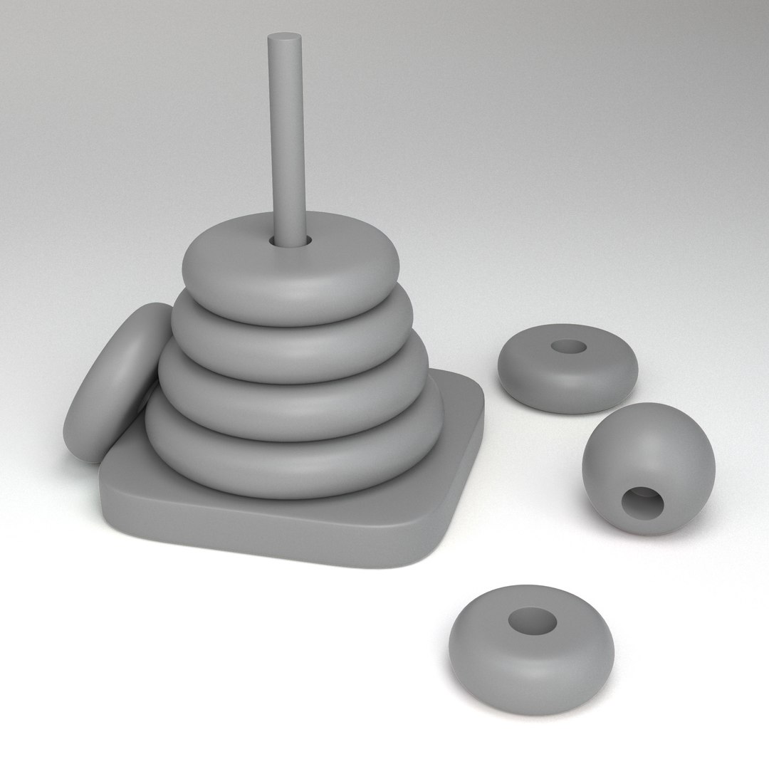 Stacking Rings Toy Model - TurboSquid 1936429