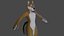 Cartoon Wolf kostenlos Kostenloses Low-Poly-3D-Modell