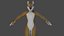 Cartoon Wolf kostenlos Kostenloses Low-Poly-3D-Modell