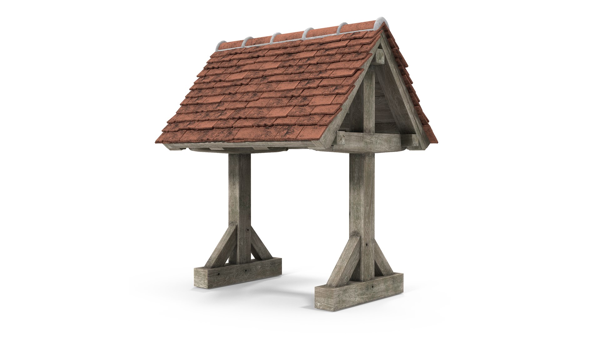 Tile Roof 3D model preview