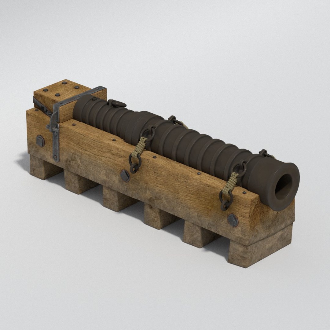 3d Model Bombard Weapon