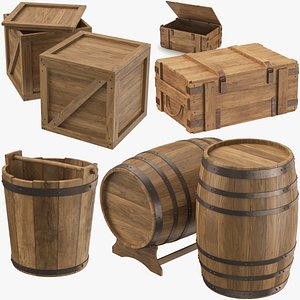 Wooden Containers Collection