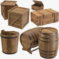 Wooden Containers Collection