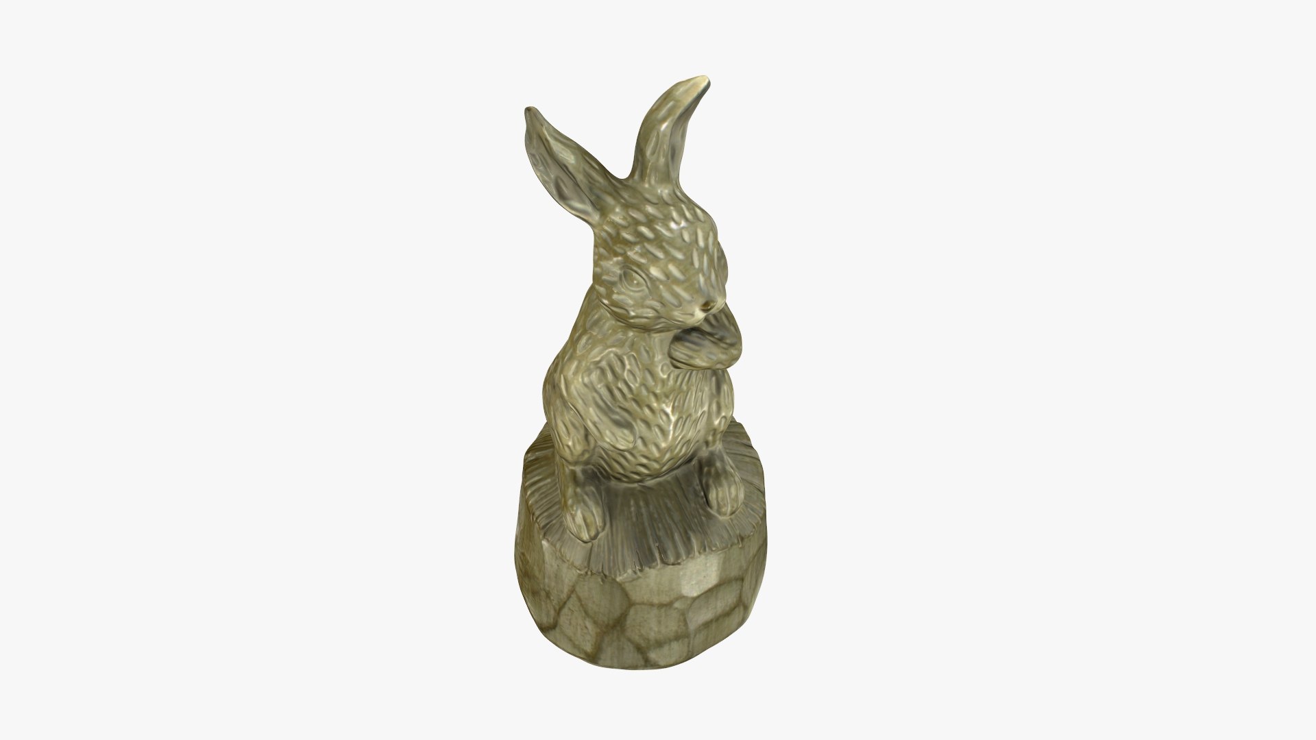 Wooden Rabbit 3D Model - TurboSquid 1804209