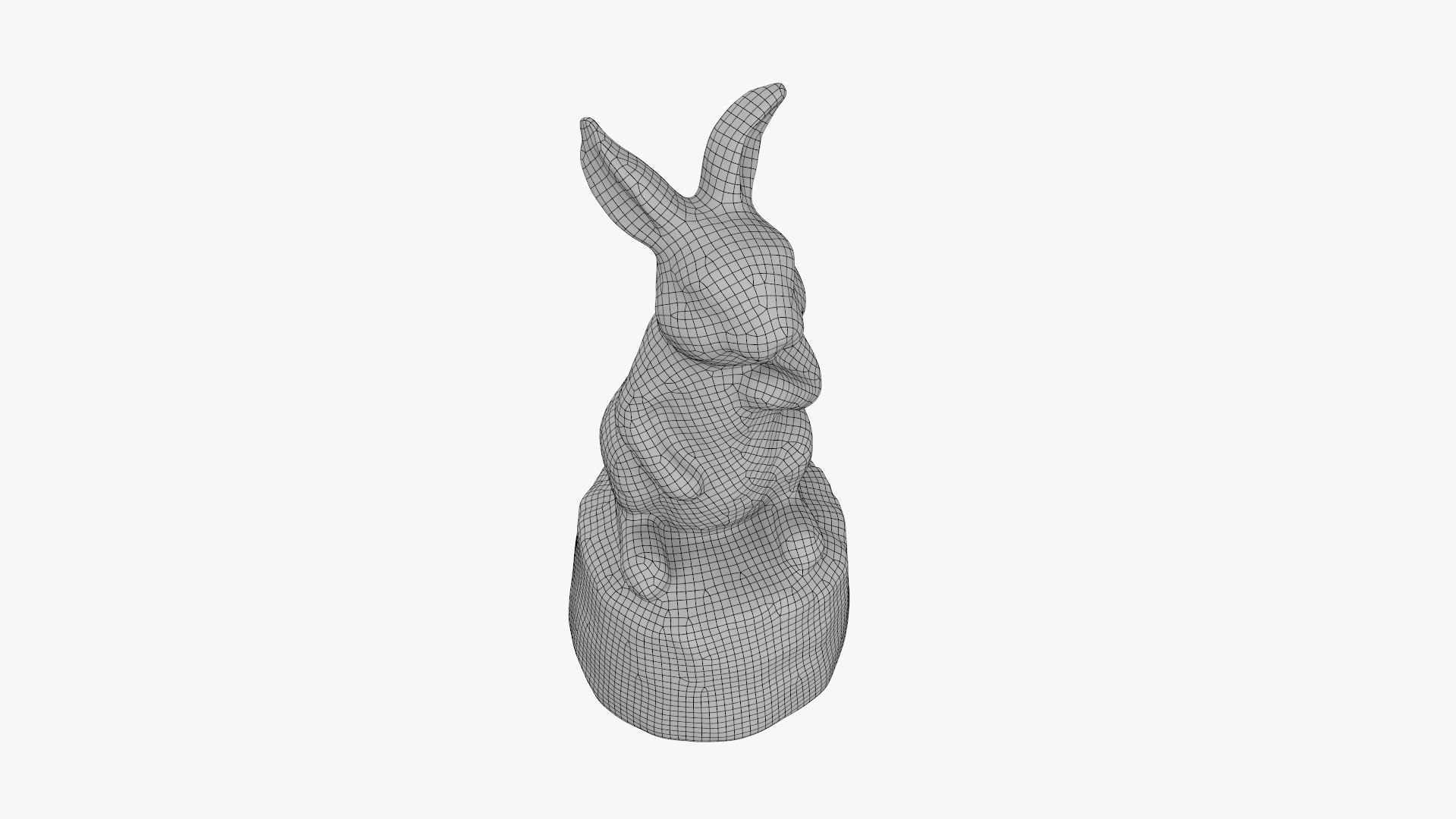 Wooden Rabbit 3D model TurboSquid 1804209