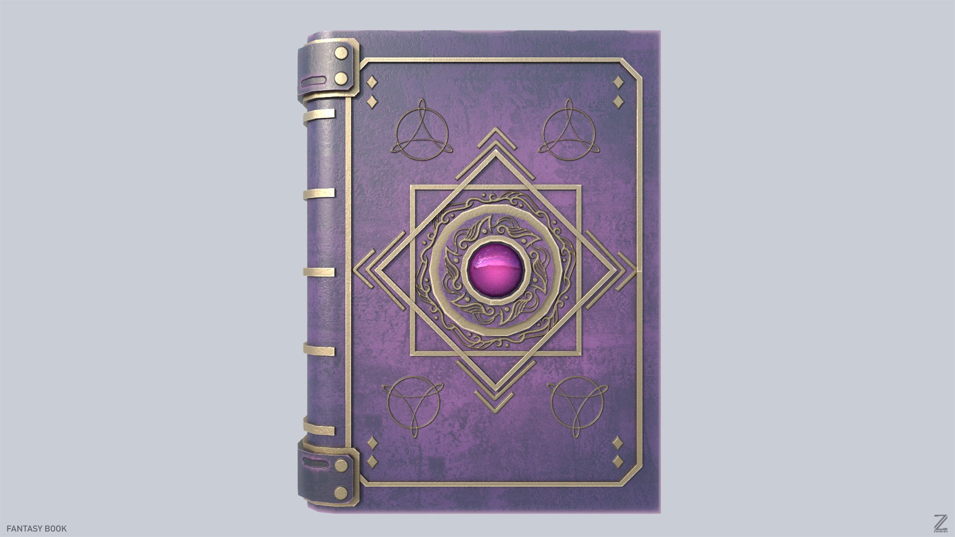 3D Fantasy Book Model - TurboSquid 2237646
